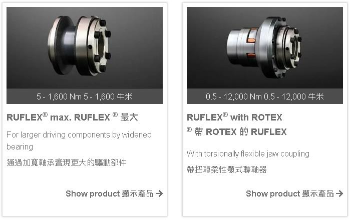 RUFLEX 最大扭矩限制器